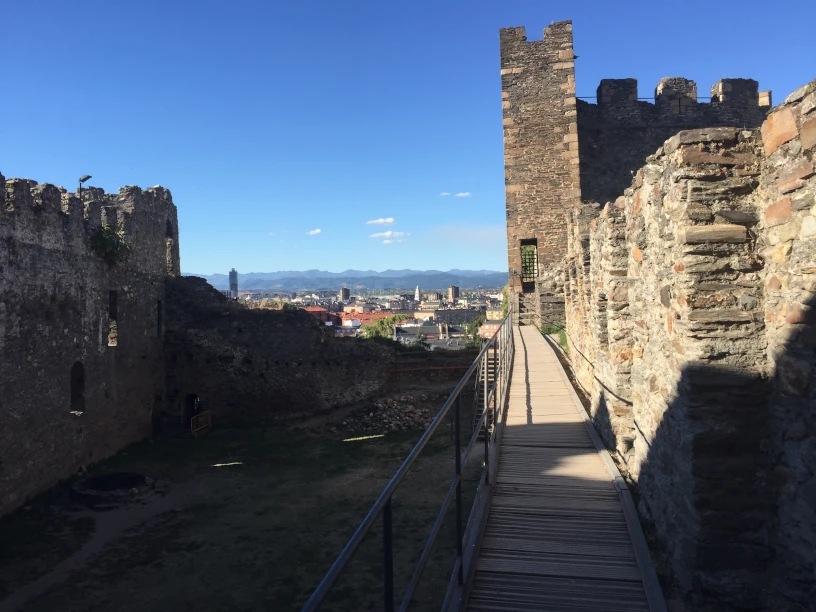 This is an image of
               the Ponferrada Templar castle.